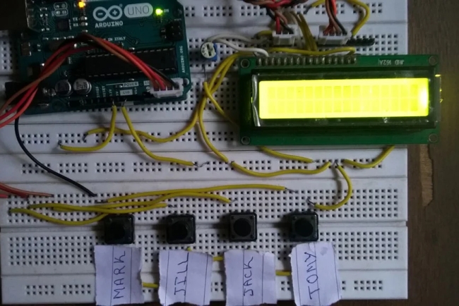 Arduino Voting Machine