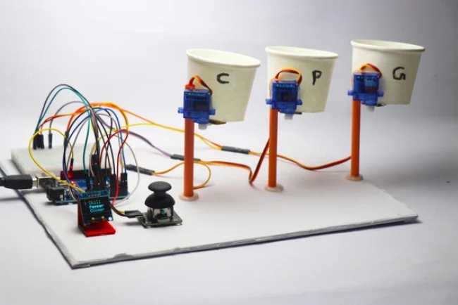 Spice Dispenser Machine Using Arduino