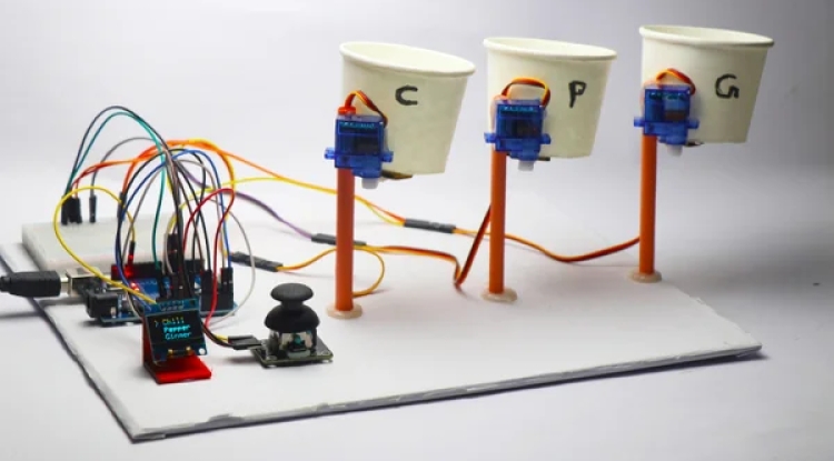 Spice Dispenser Machine Using Arduino